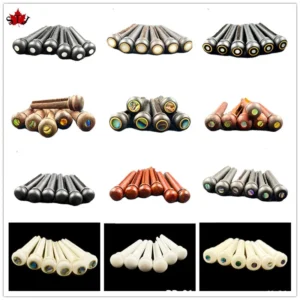 6pcs acoustic guitar bridge pins of various styles