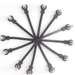 6Pcs Right Angle Guitar Patch Cables 6.35mm