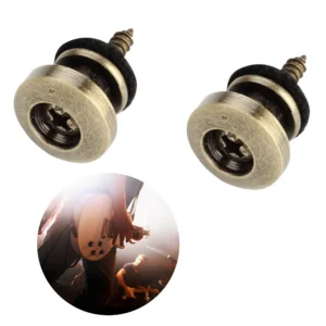 2Pcs Guitar Strap Lock Button