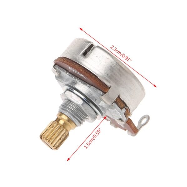 2Pcs A500K B500K A250K B250K Potentiometer Splined 15mm 18mm Shaft Parts - Image 25