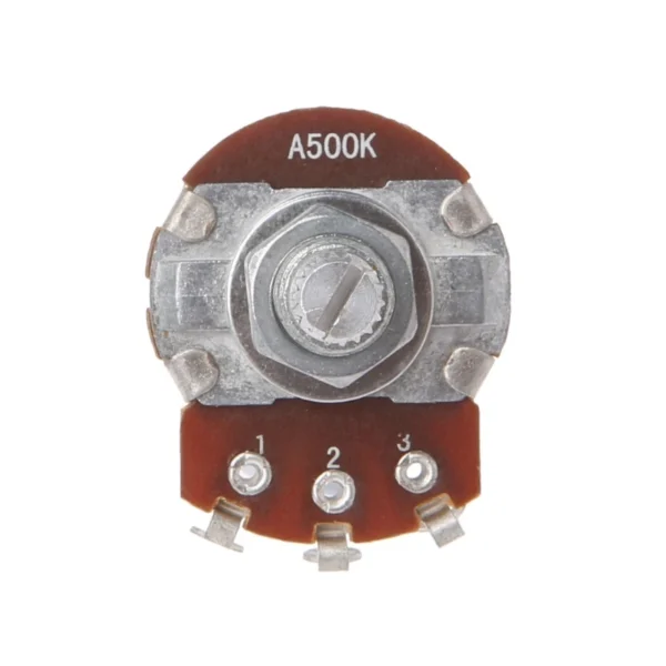 2Pcs A500K B500K A250K B250K Potentiometer Splined 15mm 18mm Shaft Parts - Image 3