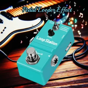 Amuzik Guitar Bass Keyboard Rhythm Looper Effect Pedal