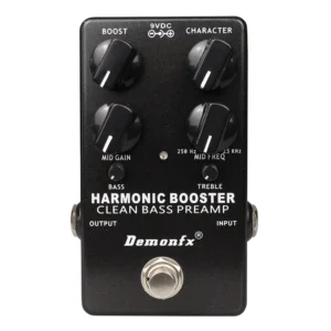 Demon FX Bass Booster Clean Boost Preamp Effect Pedal