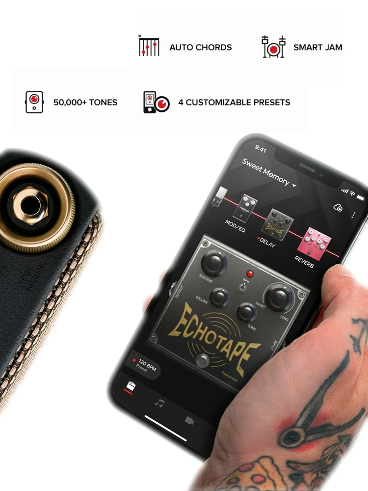 Positive Grid Spark GO Portable Smart Guitar Amplifier Emulates 30+ Amps & 40+ Guitar Effects, Battery-Powered & APP Supported - Image 6