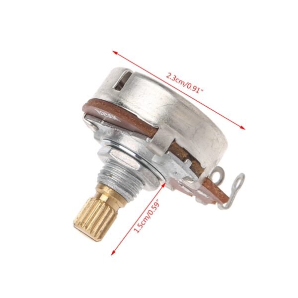 2Pcs A500K B500K A250K B250K Potentiometer Splined 15mm 18mm Shaft Parts - Image 20