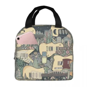 Guitar Logo Music Legends Of Tone Insulated Lunch Bag