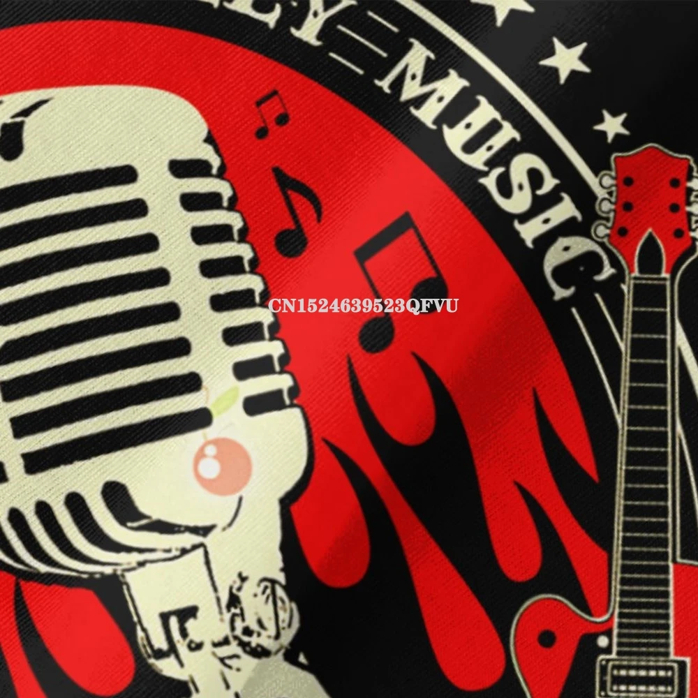 Graphic Rockabilly Music T-Shirt Men - Image 3