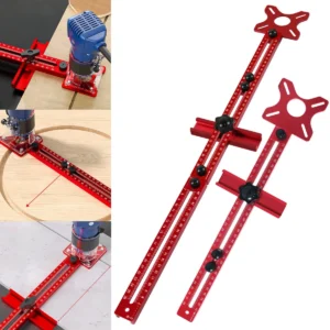 Extended 3 in 1 Router Milling Groove Bracket,9-61cm Radius Router Circle Cutting Jig