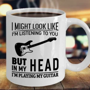 I'm Playing My Guitar Mug