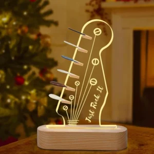 USB Powered Light Up Guitar Pick Holder LED