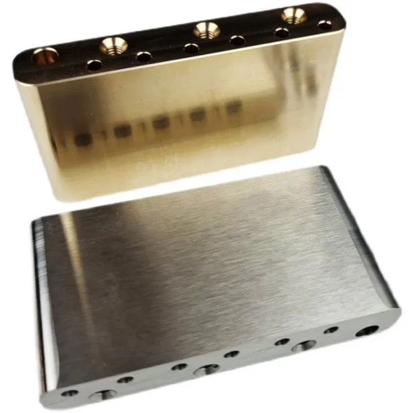1 Set Electric Guitar Tremolo System Bridge Stainless Steel Block Brass Block for Mexico Fender / Squier CV - Image 3