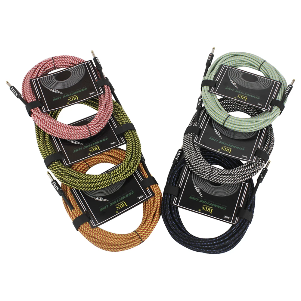 IRIN 6M/10M 6.5mm Plug No Noise Audio Cable For Electric Guitar & Bass - Image 6