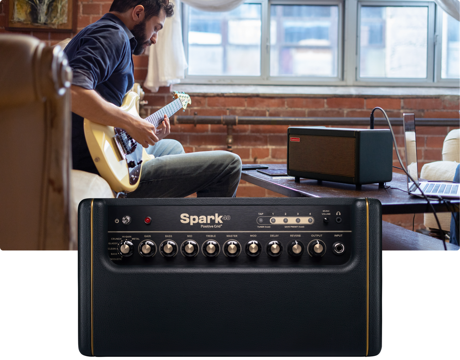 Positive Grid Spark 40 Guitar Amplifier 40w Amplifier - Image 9